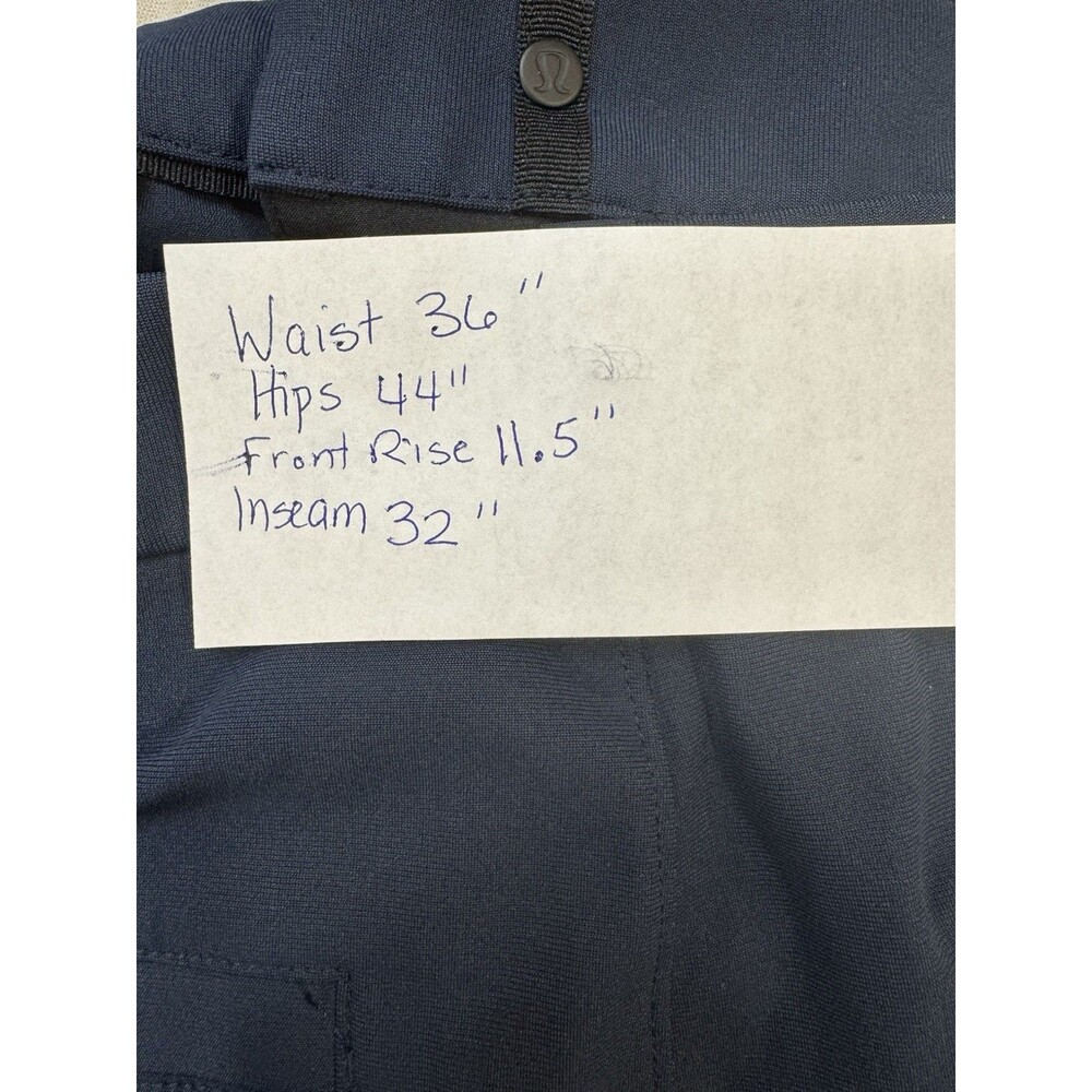 Lululemon ABC Classic Warpstreme 5 Pocket Athletic Performance Chino Pants 36x32 - Picture 9 of 9